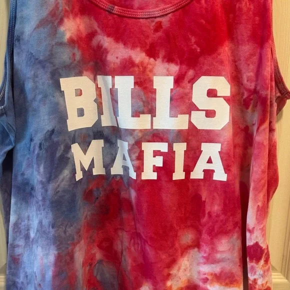 Buffalo Bills Mafia Tie-Dye Tank Top - Picture 4 of 6